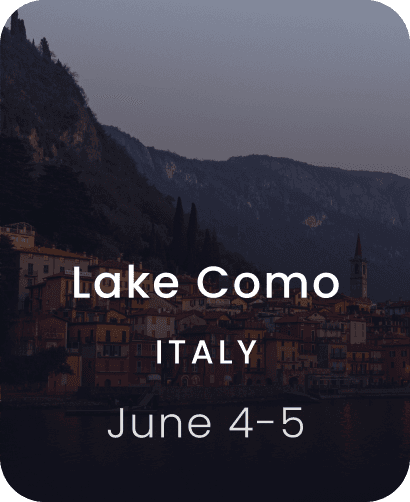 Lake Como, Italy itinerary